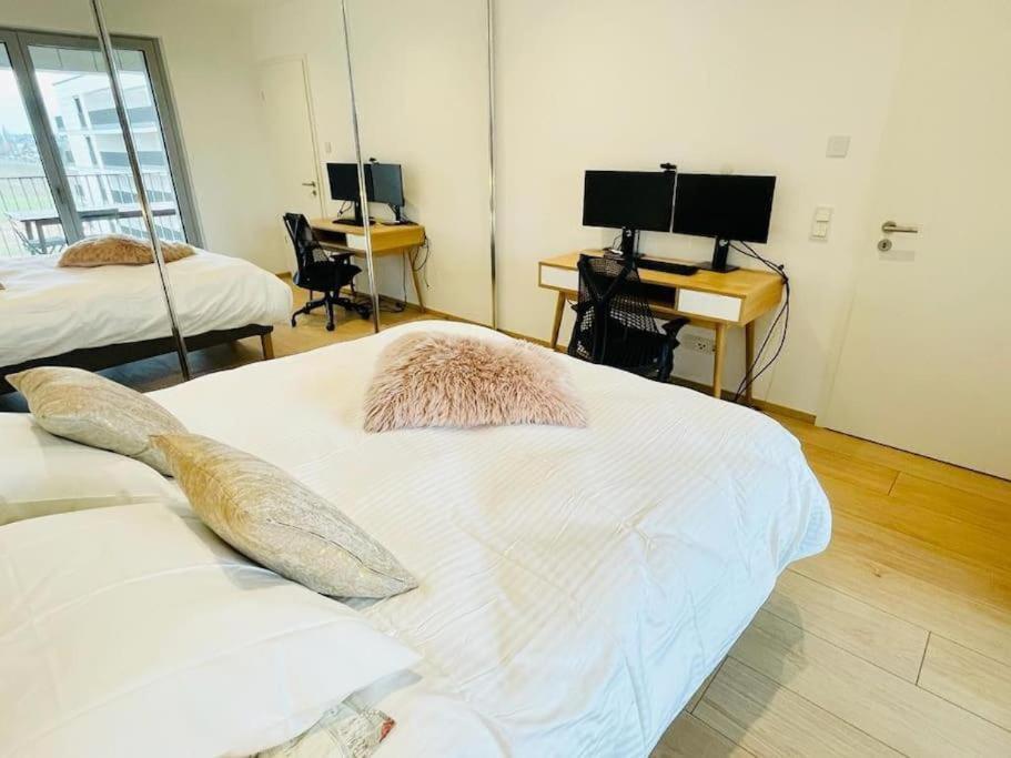 Elegant 3 Bedrooms Flat In Cloche D'or With Terrace And Parking Appartement Luxemburg